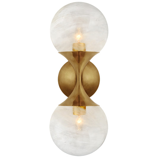 Visual Comfort Cristol Small Double Sconce