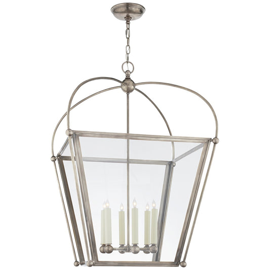 Visual Comfort Riverside Large Square Lantern Pendant