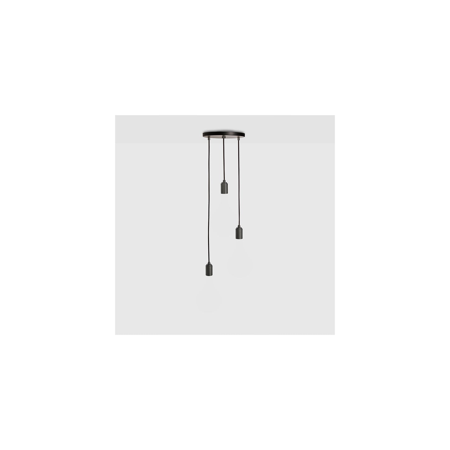 Triple Pendant Black