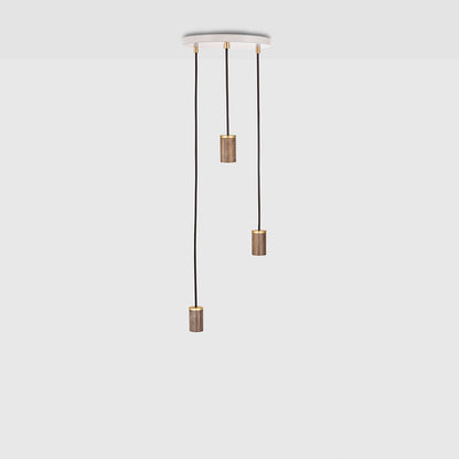 Triple Pendant White