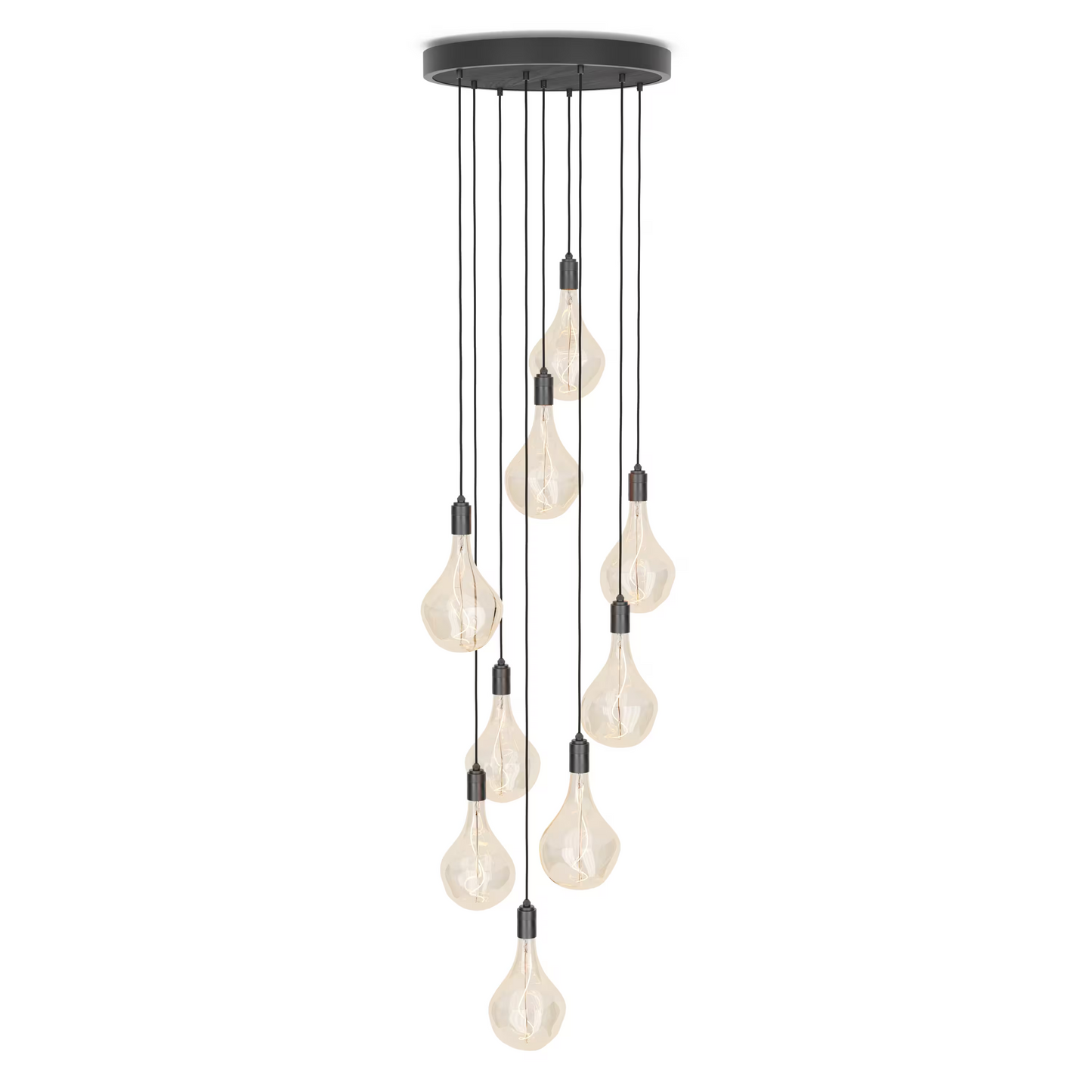Nine Pendant with Voronoi II Bulbs