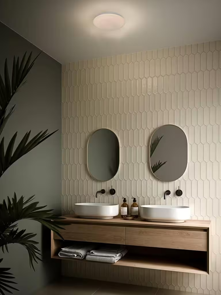 Montone 36 Ceiling Light White