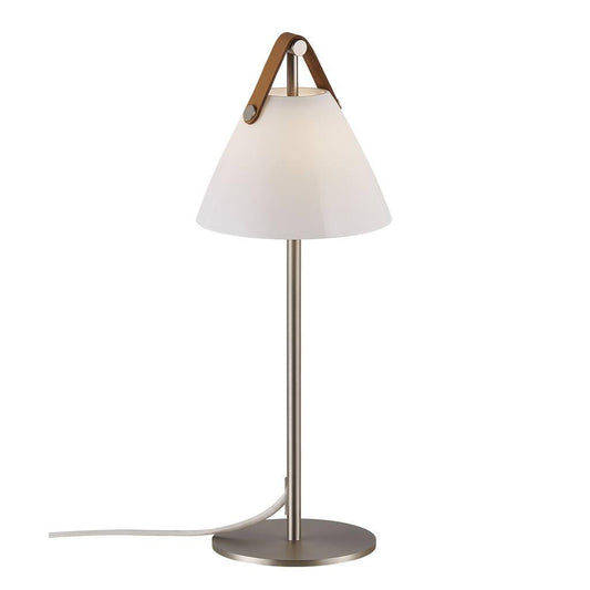 Strap Table Lamp Opal White
