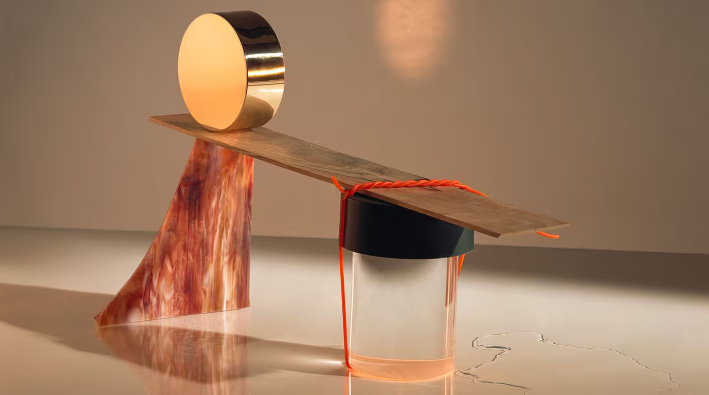 Last Order Clear Table Lamp