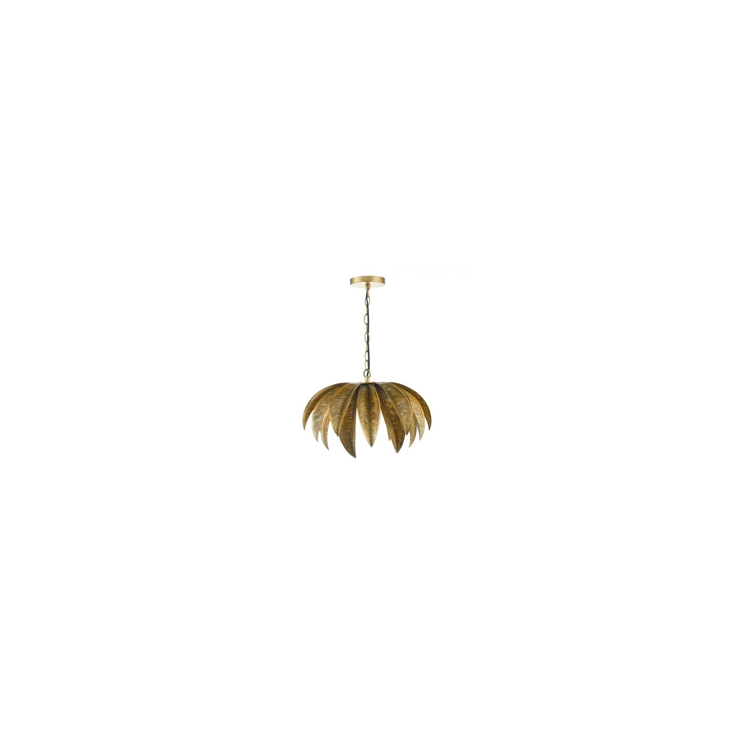 Cara 1-Light Pendant Antique Gold