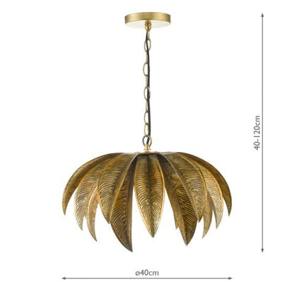 Dar Cara Pendant Ceiling Light