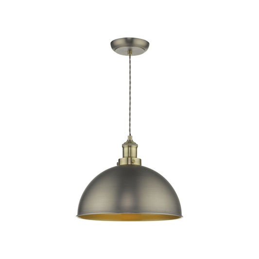 Governor Single Pendant Antique Chrome