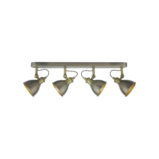 Governor 4-Light Bar Ceiling Spotlight Antique Chrome