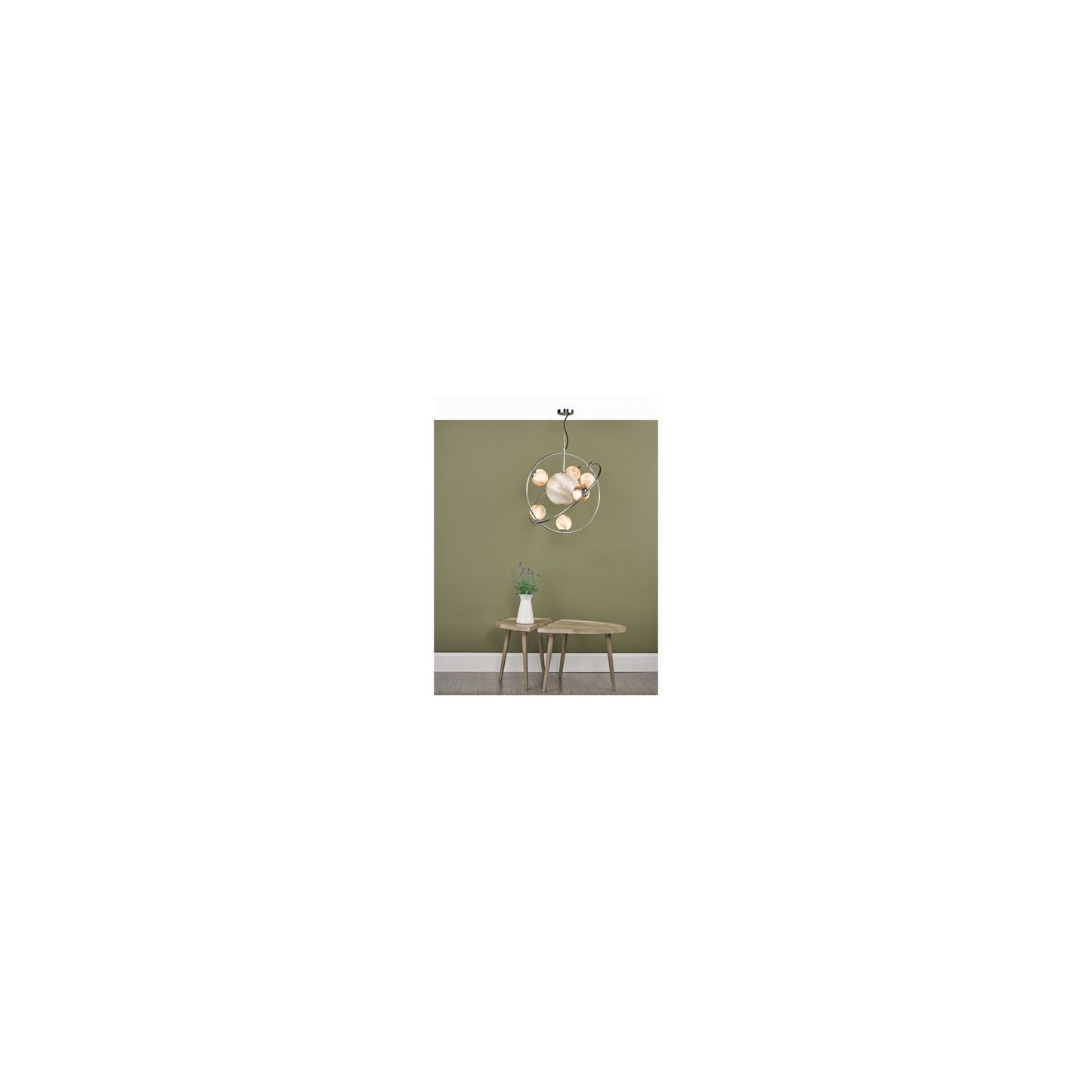 Mikara 7-Light Pendant Polished Chrome