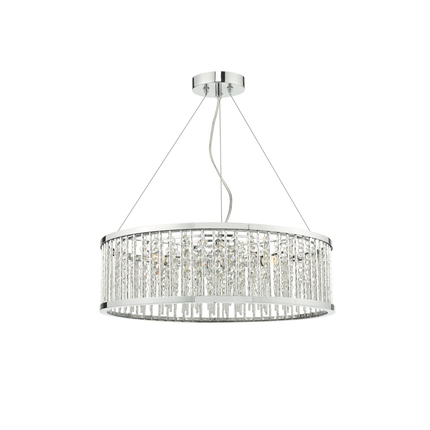 Nantes 5-Light Pendant Polished Chrome