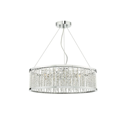 Nantes 5-Light Pendant Polished Chrome
