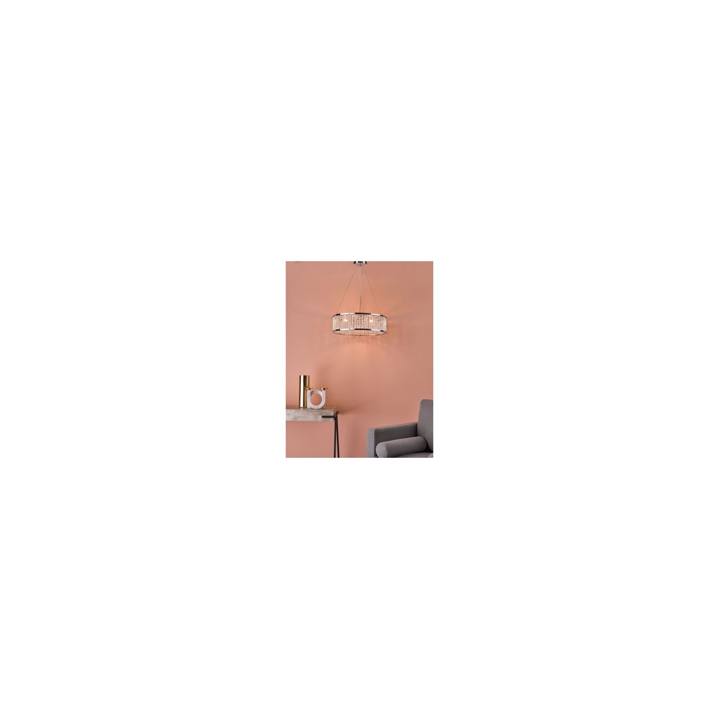 Nantes 5-Light Pendant Polished Chrome