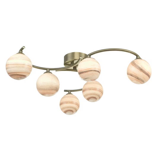 Atiya 6-Light Semi-Flush
