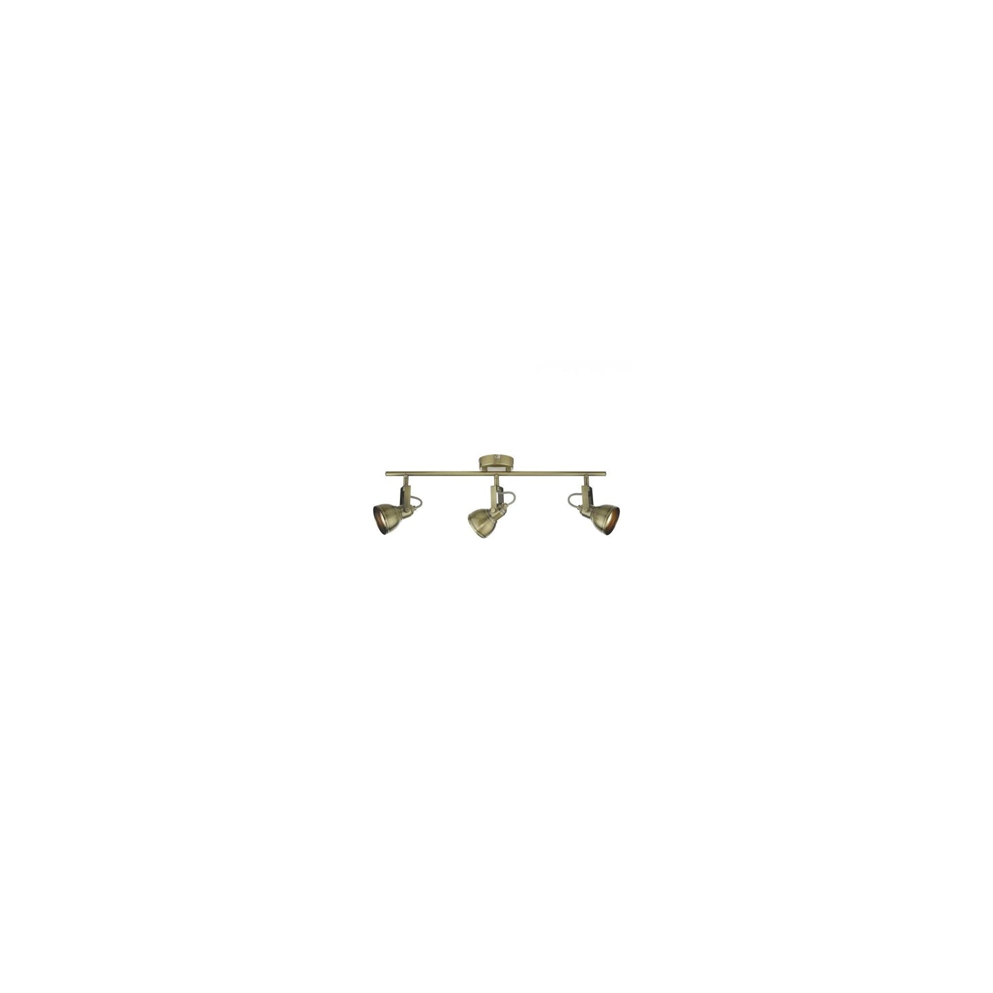 Fothergill 3-Light Bar Ceiling Spotlight Antique Brass
