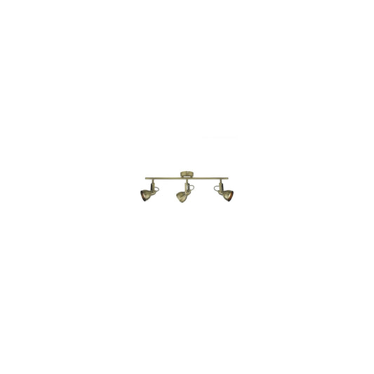 Fothergill 3-Light Bar Ceiling Spotlight Antique Brass