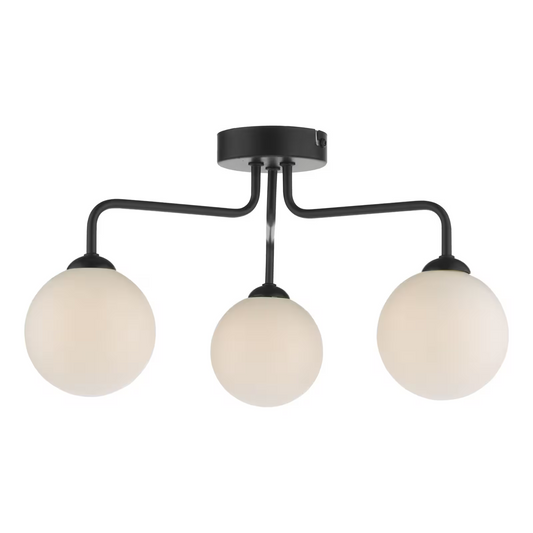 Feya 3-Light Semi Flush