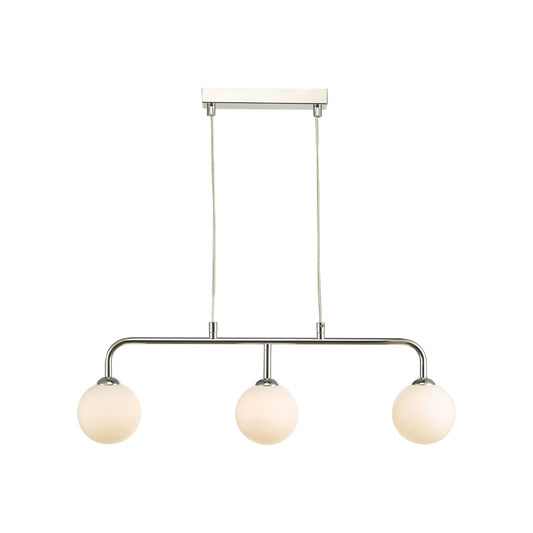 Feya 3-Light Bar Pendant Polished Chrome