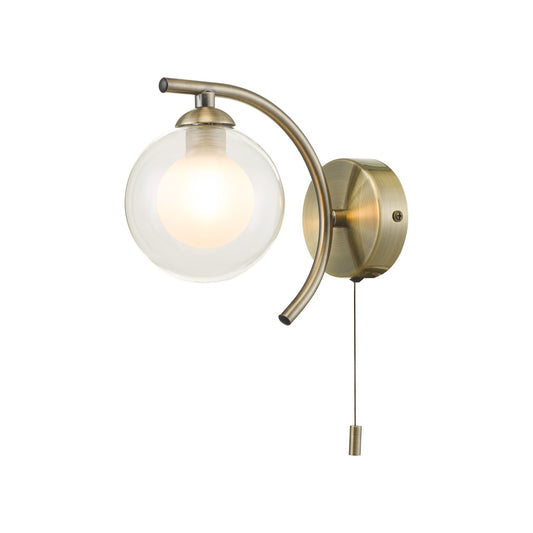 Nakita Opal Glass Wall Light
