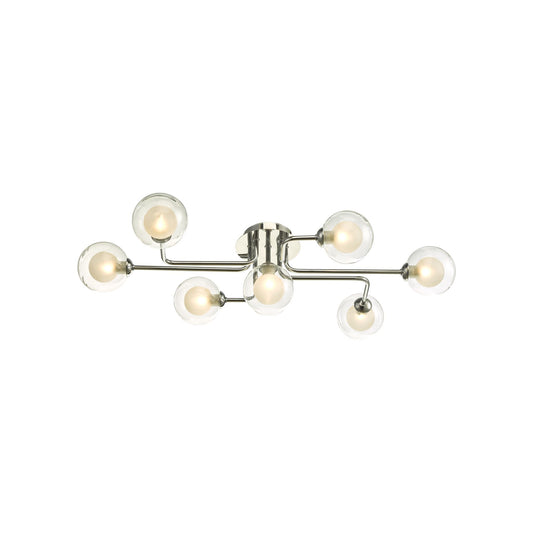 Reyna 7-Light Semi Flush Polished Chrome