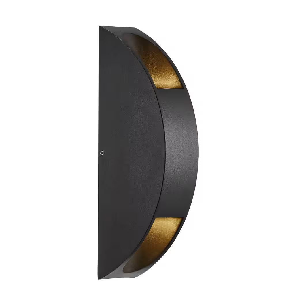 Pignia Outdoor LED Wall Light Black