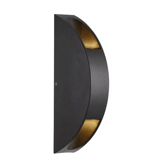 Pignia Outdoor LED Wall Light Black