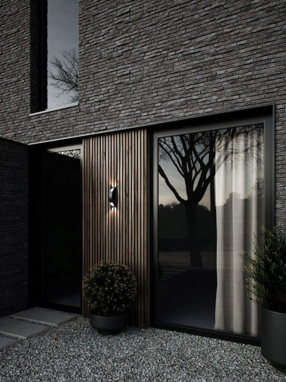 Pignia Outdoor LED Wall Light Black