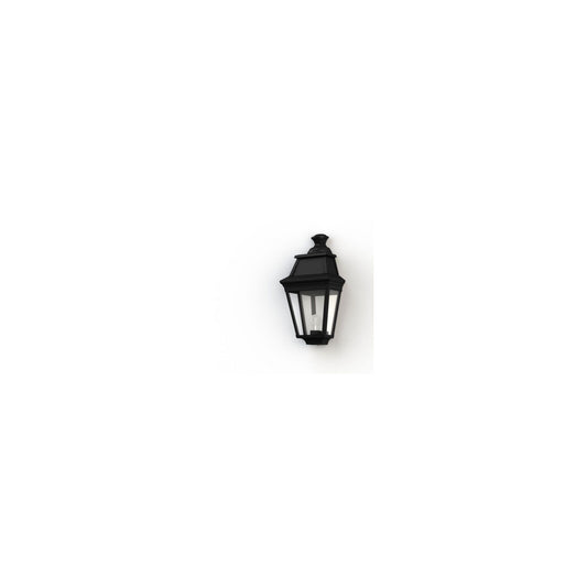 Avenue 3 Clear Glass Wall Light with Four-Sided Lantern