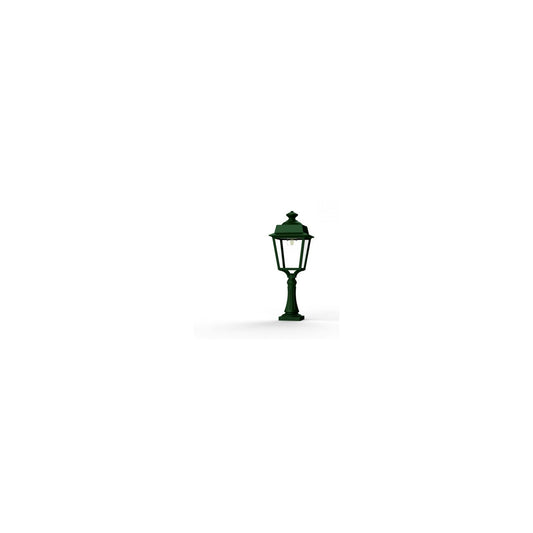 Place des Vosges 1 Evolution Large Clear Glass Pedestal with Four-Sided Lantern