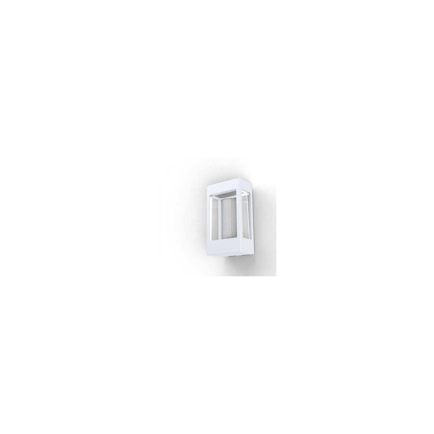 Tetra Model 1 Clear Glass E27 Wall Bracket with Extruded Aluminium Profile