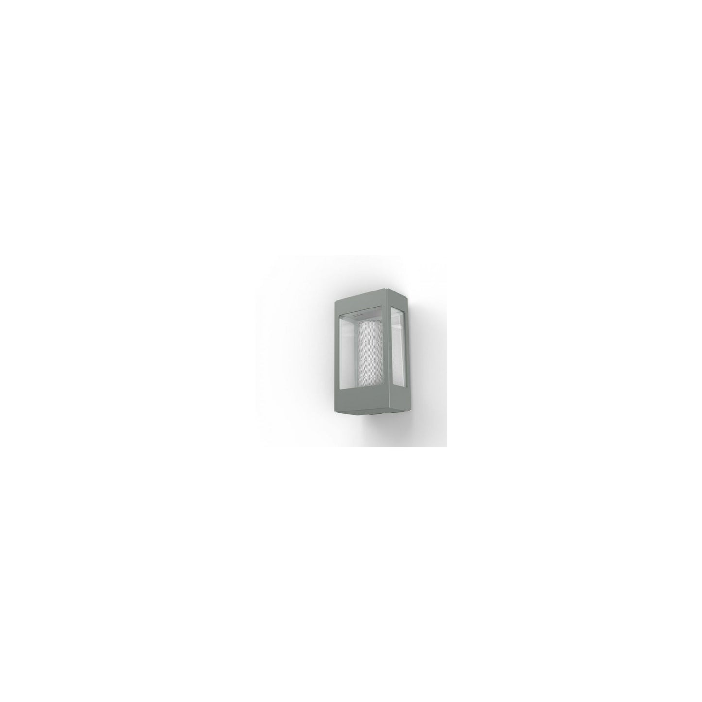Tetra Model 1 Clear Glass E27 Wall Bracket with Extruded Aluminium Profile