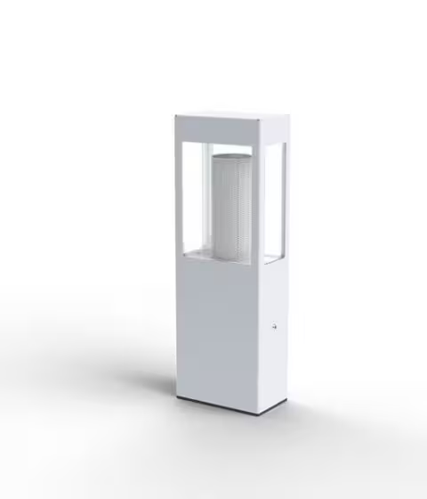 Tetra Small Clear Glass E27 Bollard