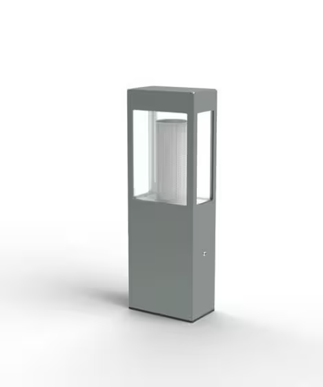 Tetra Small Clear Glass E27 Bollard