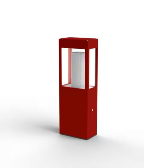 Tetra Small Clear Glass E27 Bollard