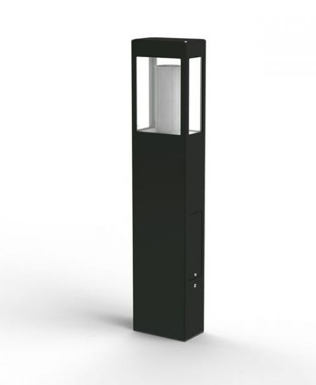 Tetra Medium Clear Glass 2900K LED Bollard