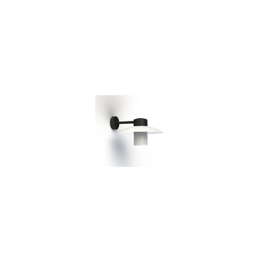 Aubanne Frosted Glass Downwards Wall Bracket with Flexible Polycarbonate Reflector