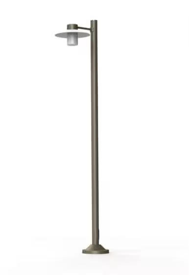 Aubanne Model 4 Frosted Glass Lamp Post