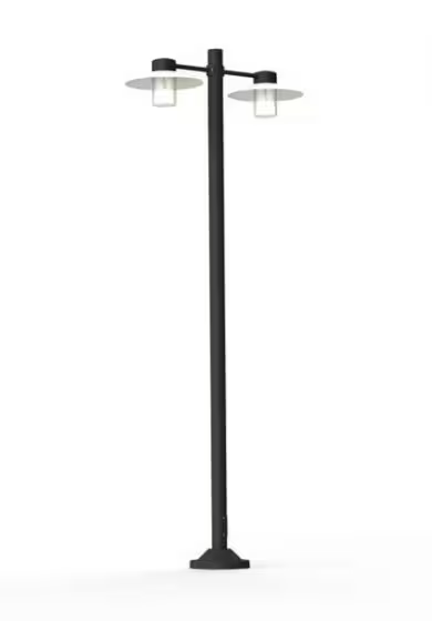 Aubanne Model 5 Frosted Glass Lamp Post