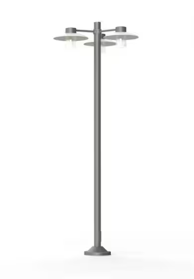 Aubanne Model 6 Frosted Glass Lamp Post