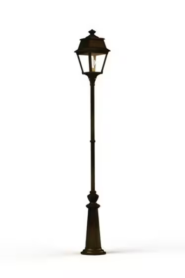 Avenue 2 Model 9 Clear Glass Lamp Post