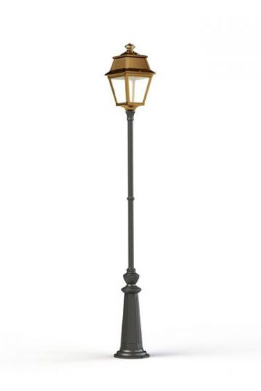 Avenue 2 Large Clear Glass 3000K LED Lamp Post