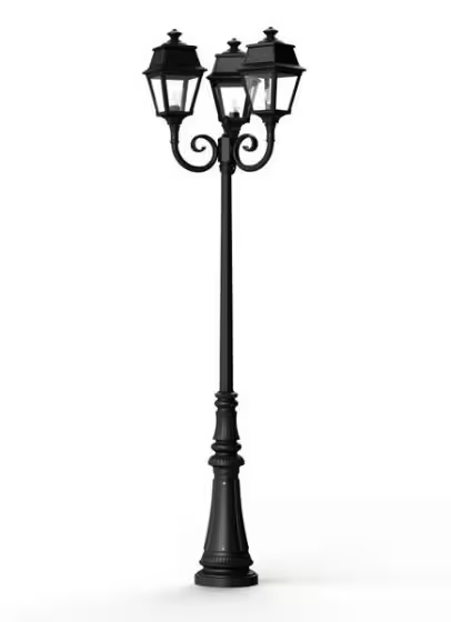 Avenue 2 Model 11 Clear Glass Lamp Post
