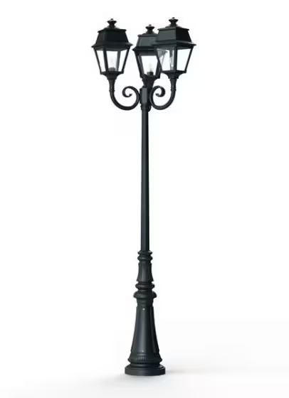 Avenue 2 Model 11 Clear Glass Lamp Post