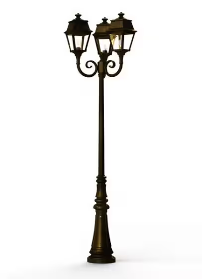 Avenue 2 Model 11 Clear Glass Lamp Post