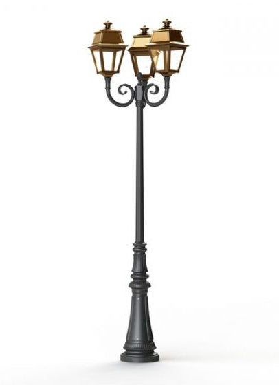 Avenue Model 2 Clear Glass LED Lamp Post