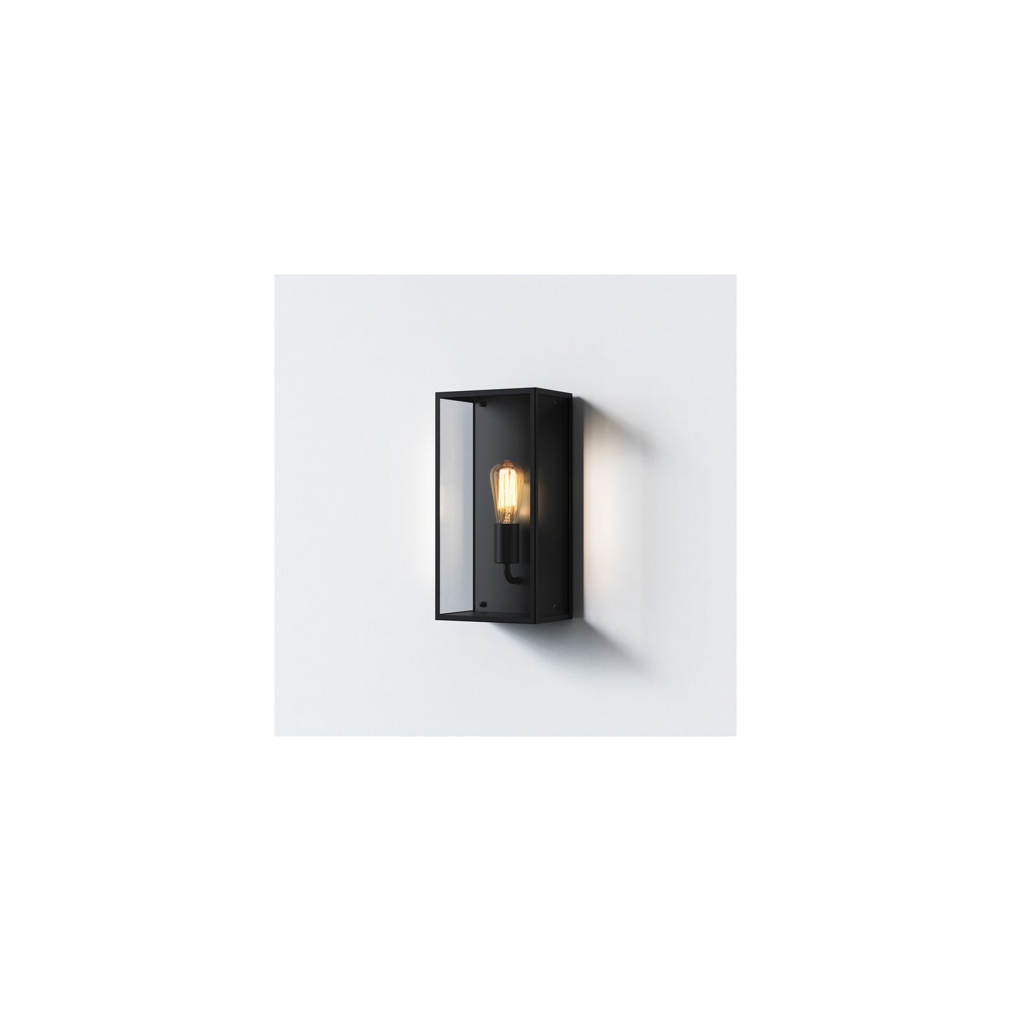 Messina 200 Outdoor Wall Light Matt Black