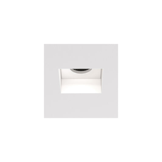 Trimless Square Fixed Ceiling Light Matt White