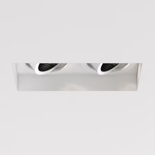 Trimless Square Twin Adjustable Ceiling Light