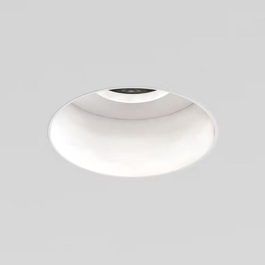 Trimless Round Fixed Ceiling Light Matt White