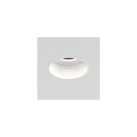 Trimless Round Fixed Ceiling Light Matt White