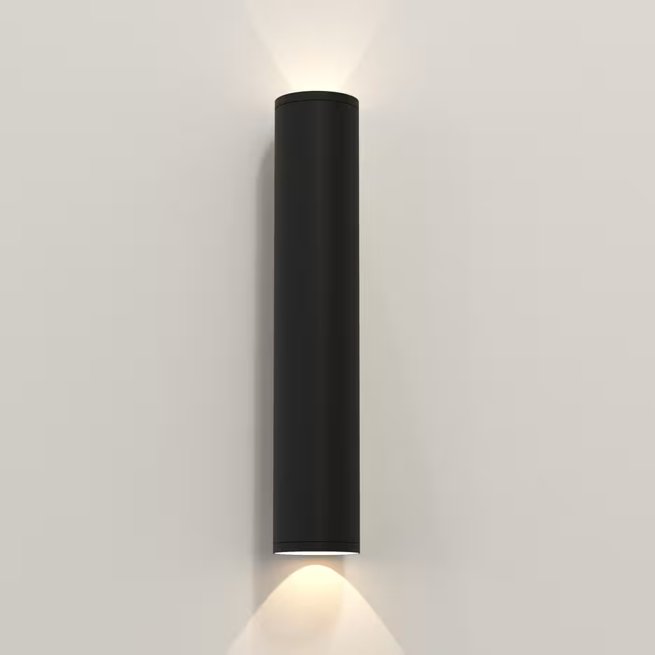 Ava 400 Outdoor LED Wall Light Black